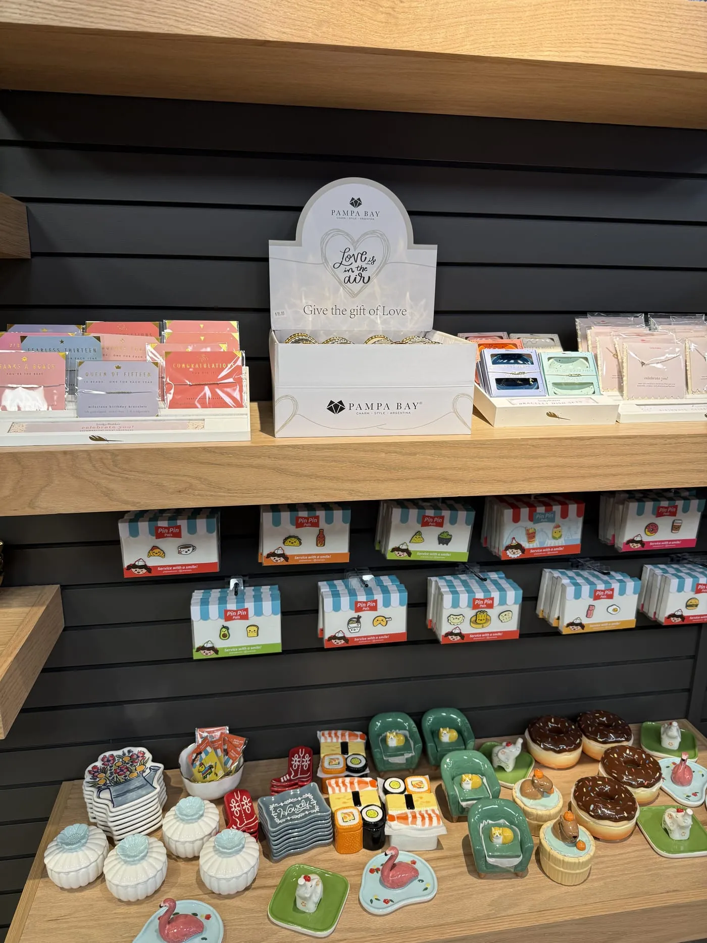 Whimsical ceramic gifts and Pampa Bay serveware at Gugu Gifts in Terrell, TX