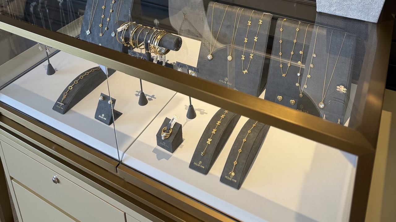Jewelry at Gugu Gifts: Julie Vos, Rain & Everyday Gold in Terrell